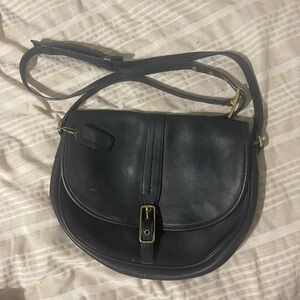 Coach Black Shoulder Bag